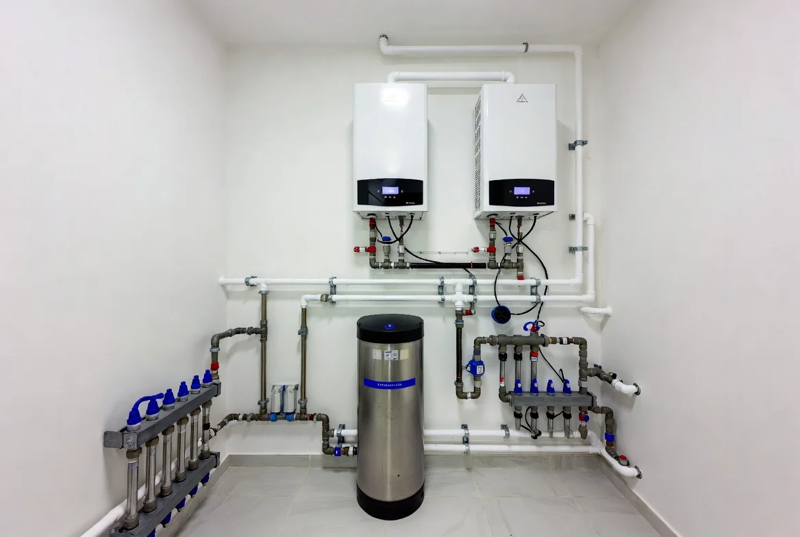 Montaż zasobników i instalacji CWU